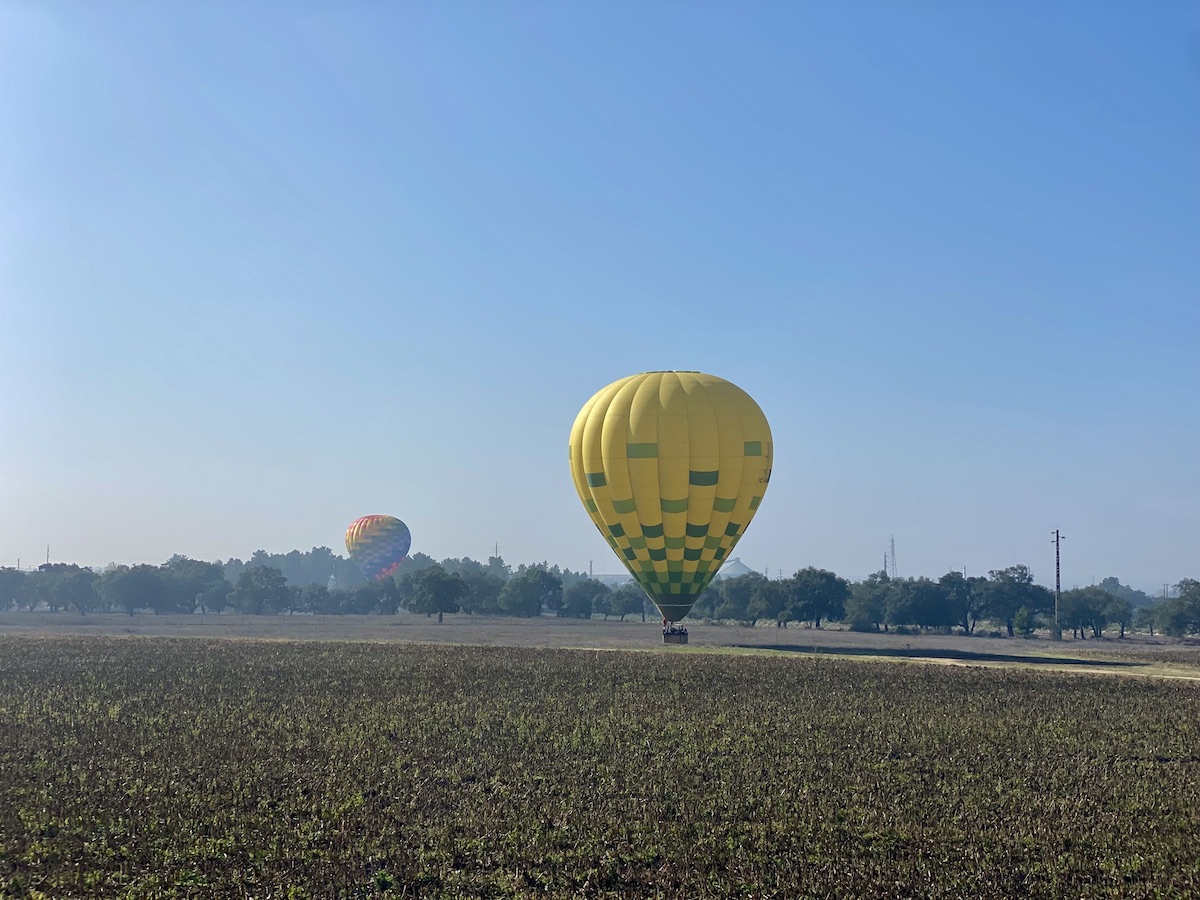 vôo de balão alentejo