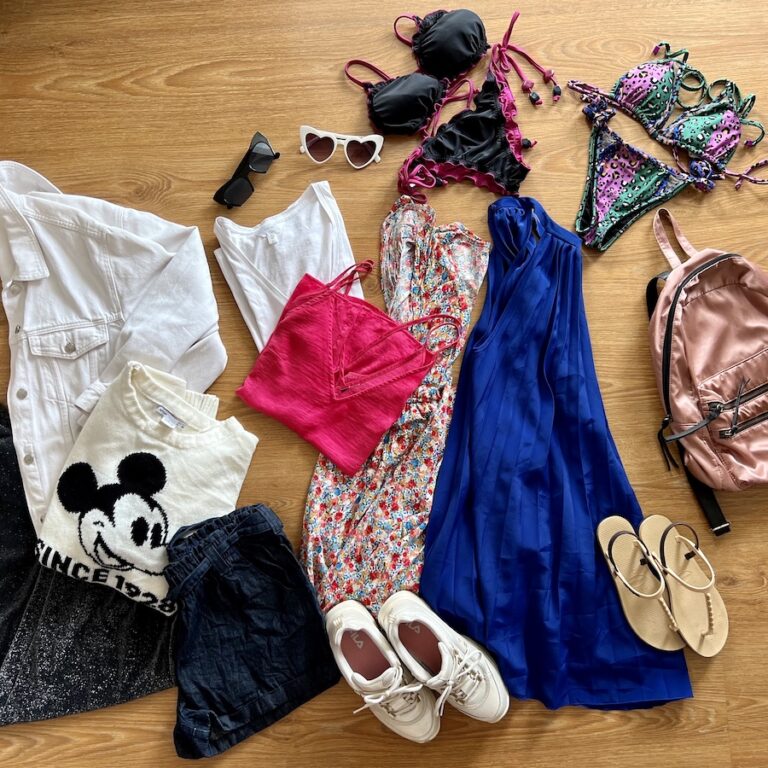 Looks e mala de praia no outono!