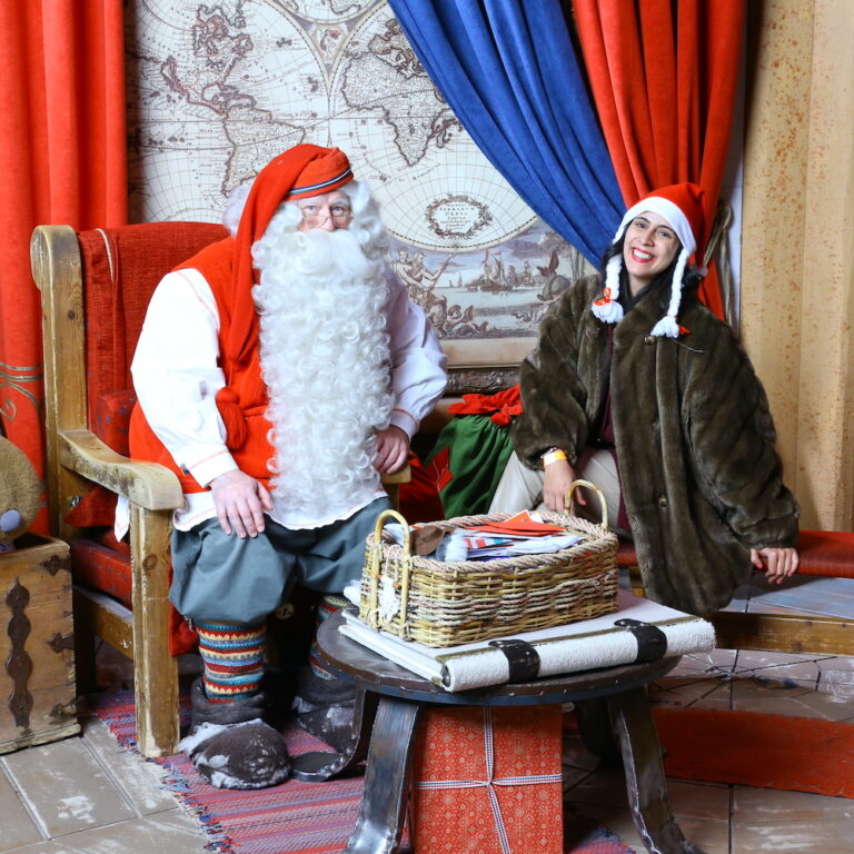 Visitando o Papai Noel na Lapônia!
