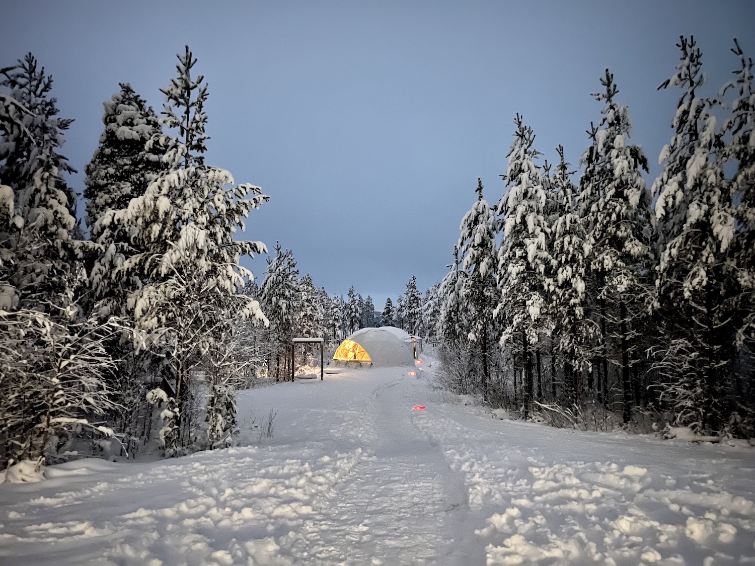 iglu aurora boreal finlandia