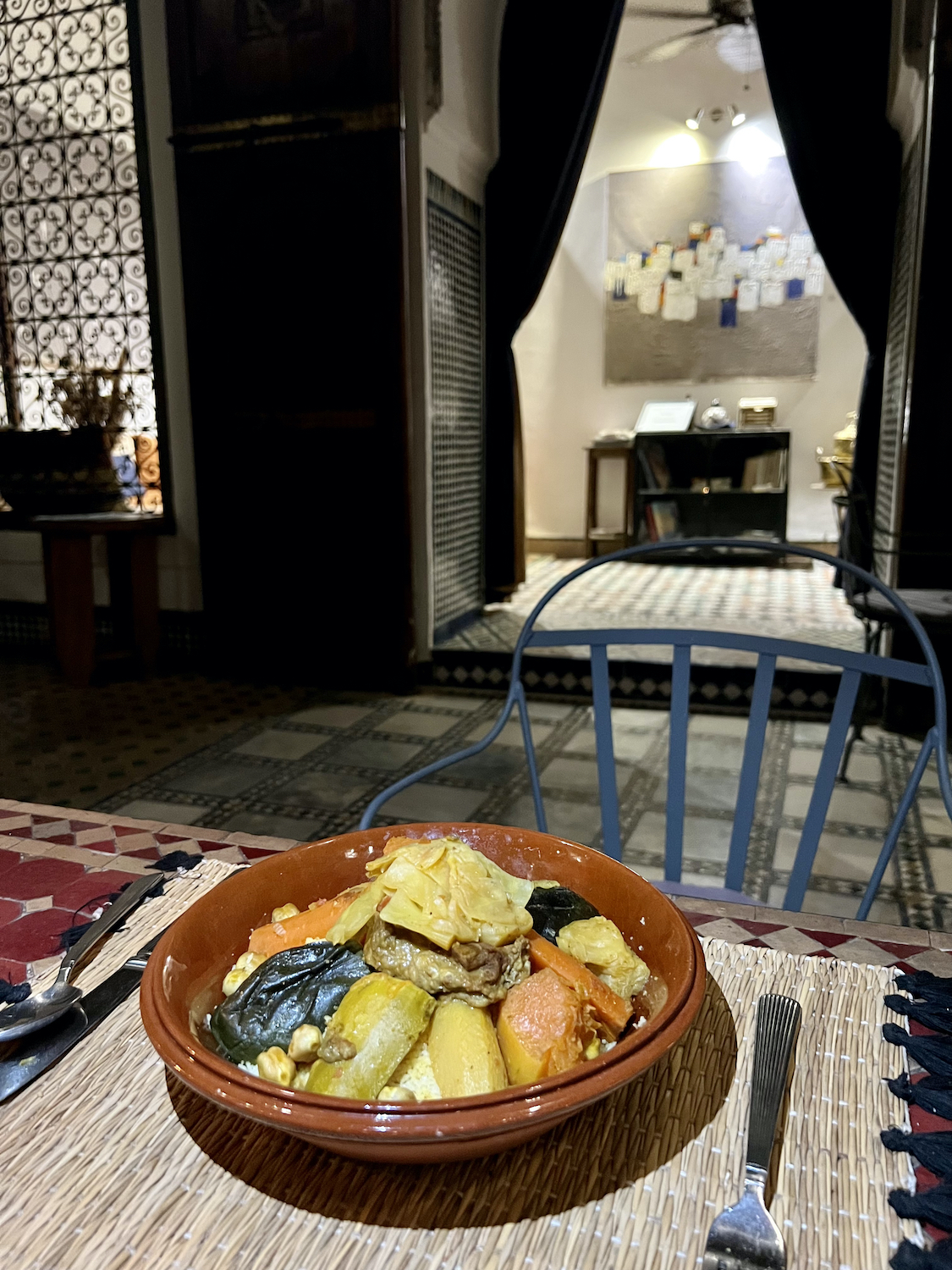 restaurante em marrakesh