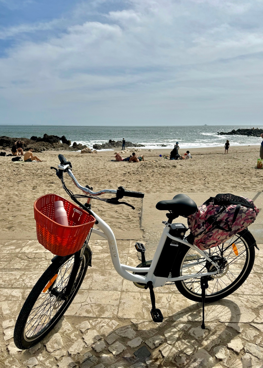 praia lisboa bicicleta