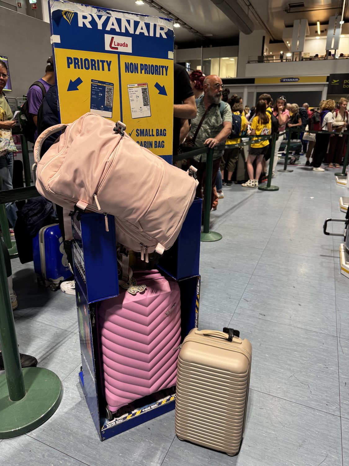 medidas mala de mão padrao ryanair