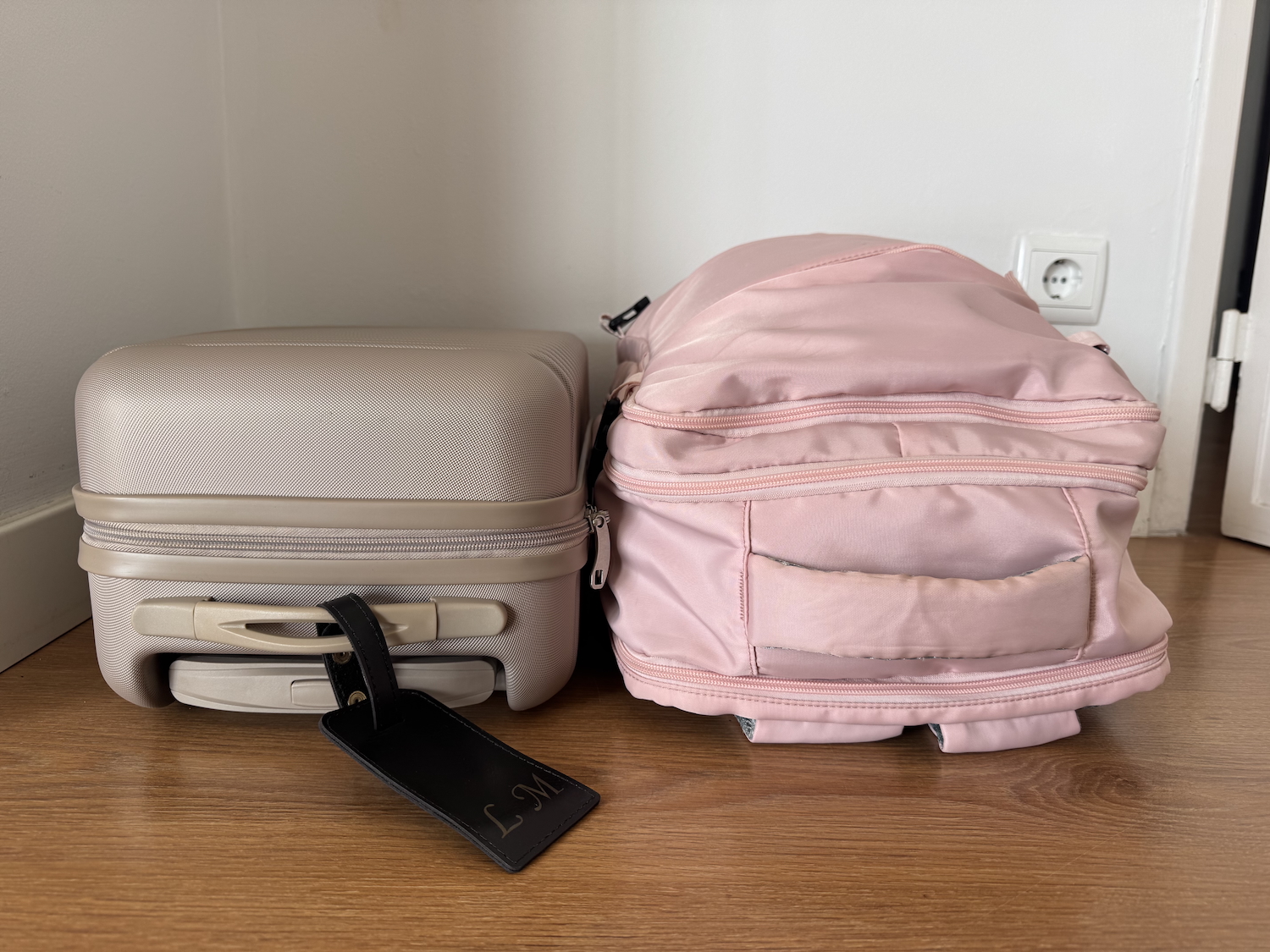 mochila bagagem de mão