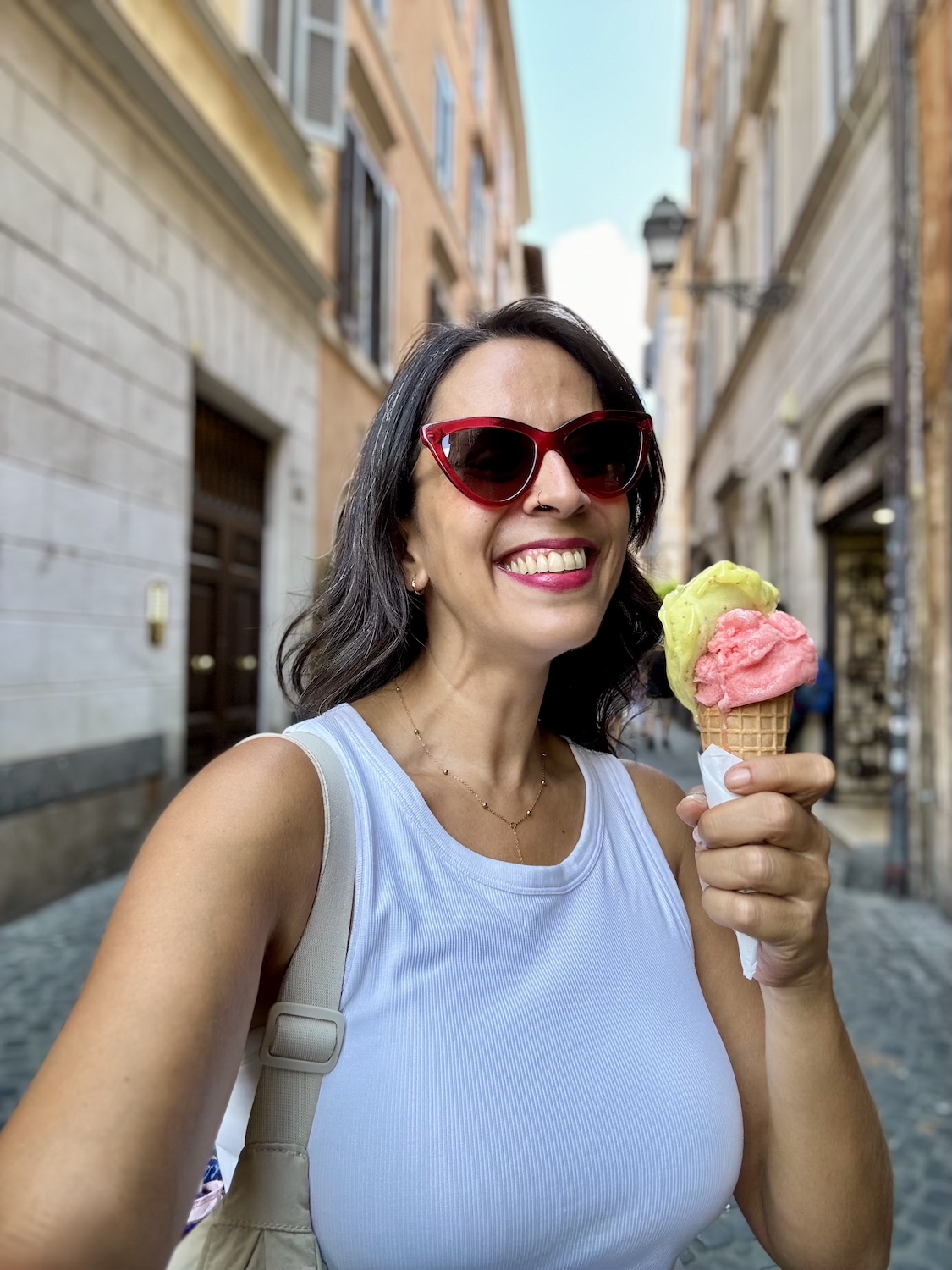 gelato roma verão