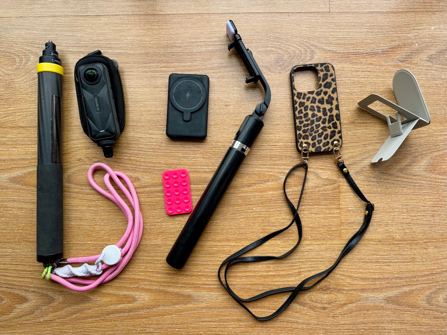 equipamentos para fotos sozinha