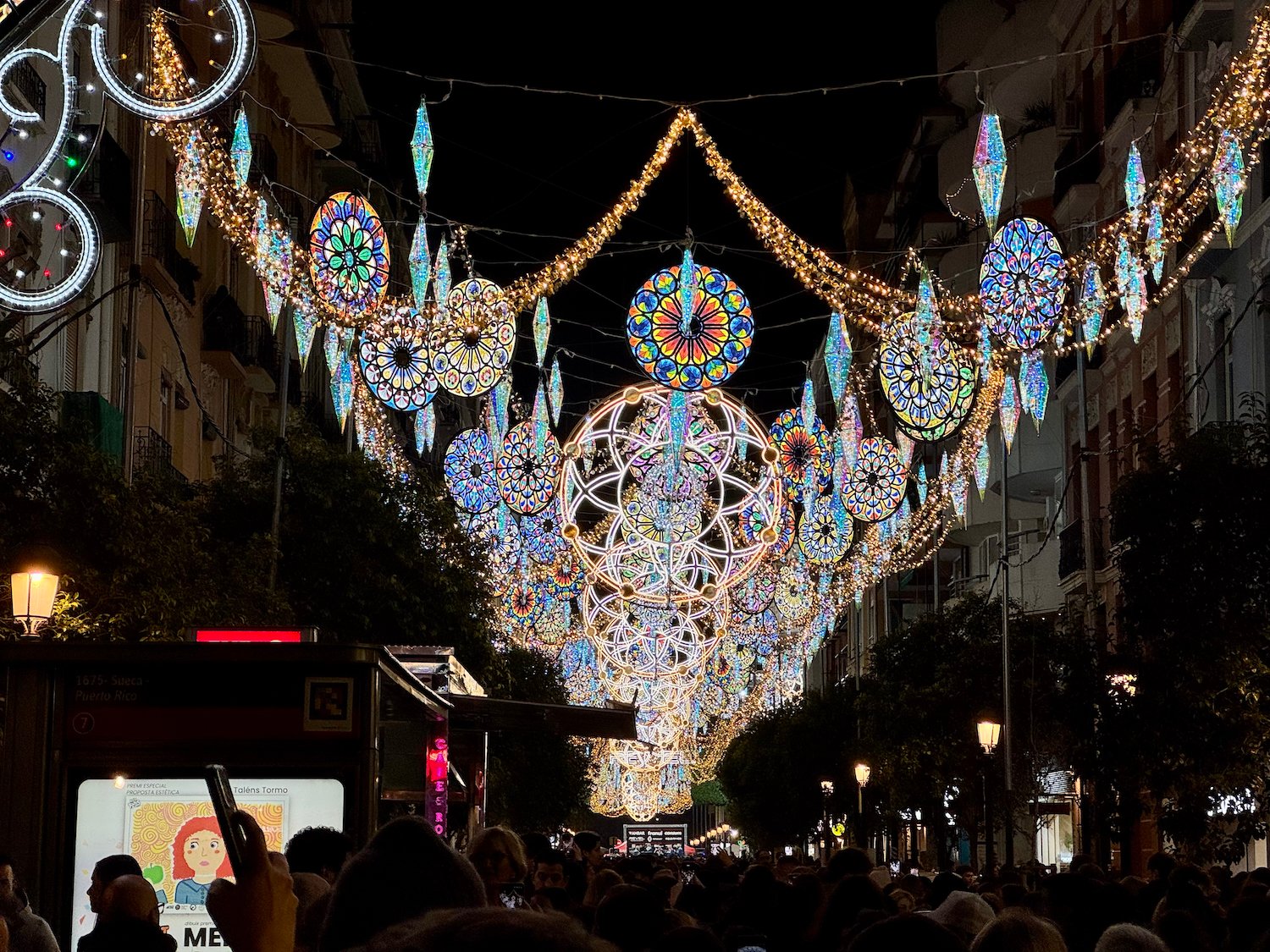 luzes fallas valencia