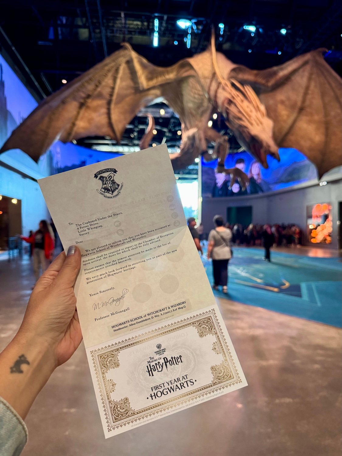 carta hogwarts harry potter londres